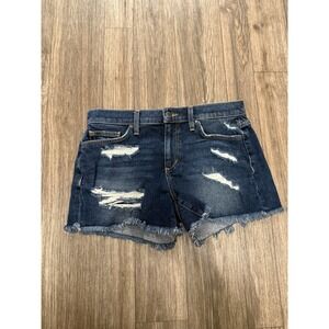 Joe's Jeans Blythe Distressed Blue Cutoff Shorts Size 28‎